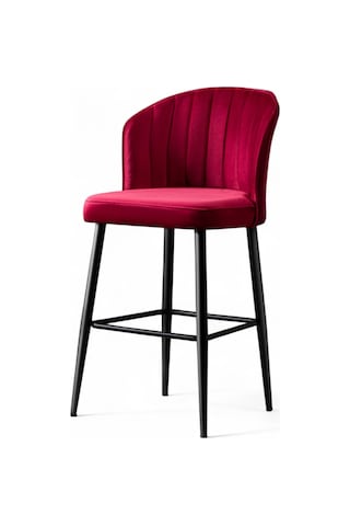 Mymassa Rubi Bar Sandalyesi Bordo