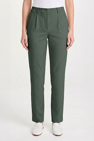 Goffra Kadın Flexon Ultra Esnek Relaxed Beli Lastikli Jogger Pantolon Haki W702-r0433-04