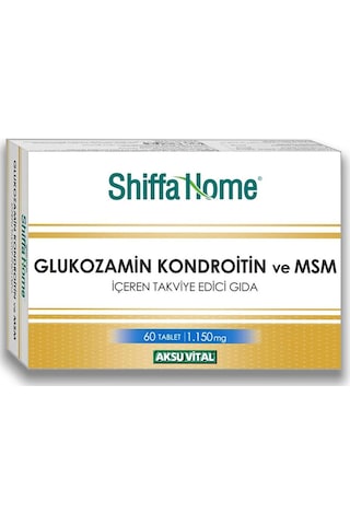 Aksuvital Shıffa Home Glucosamine Chondroitine Msm 2 x 60 Tablet