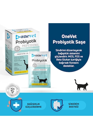 Onevet Probiyotik Saşe 7x1 Gr Kediler İçin Sindirim Destekleyi...