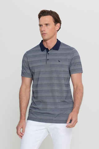 AC&Co / Altınyıldız Classics Erkek Lacı Pamuklu Slim Fit Dar Kesim Polo Yaka Jakarlı Tişört Lacı