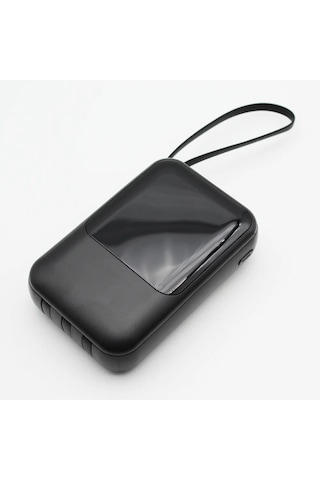 10.000 Mah 22.5w Süper Hızlı Şarjlı Powerbank Taşınabilir Şarj Cihazı Siyah