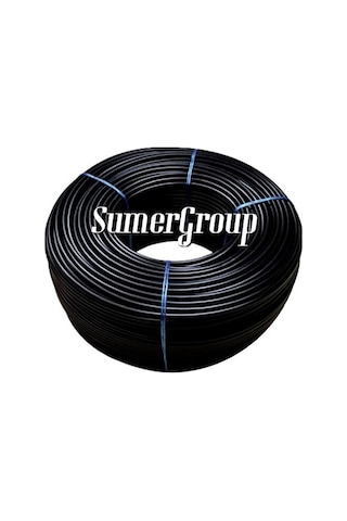 Sumergroup 4X6Mm Polietilen Pe Pnömatik Hortum Siyah 200Mt