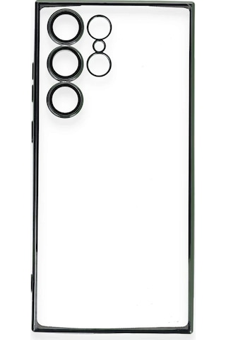Gld-spt- Newface Samsung Uyumlu Galaxy S23 Ultra Kılıf Razer Lensli Silikon - Yeşil
