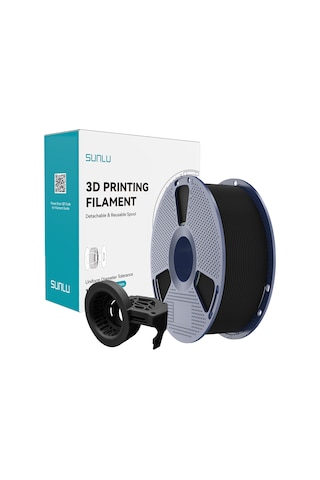 Sunlu Siyah High Speed Mat Petg Filament - 1.75mm - 1 Kg