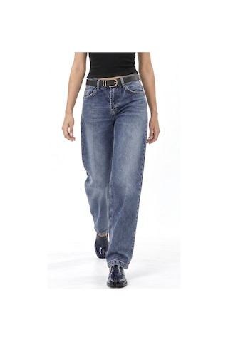 Hiccup Squalo Pamuklu Pantolon Orta Mavi Denim