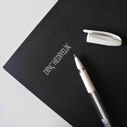 Beyaz Jel Kalem Çok Renkli