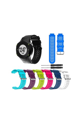 Garmin-approach S4/s2 Vivoactive-zy İçin Yumuşak Silikon Yedek Saat Kayışı Bilek Kayışı Nefes Alabilir Spor Saat Bilekliği