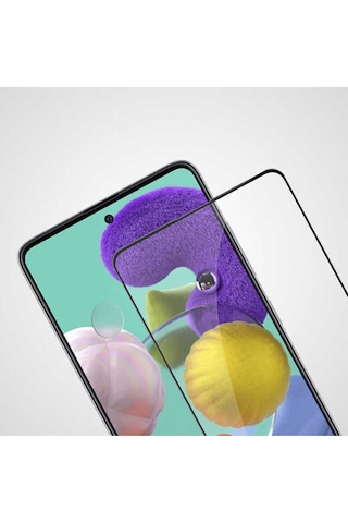 Galaxy A24 Uyumlu Asma Kenarları Kırılmaya Dayanıklı Cam Ekran Koruyucu