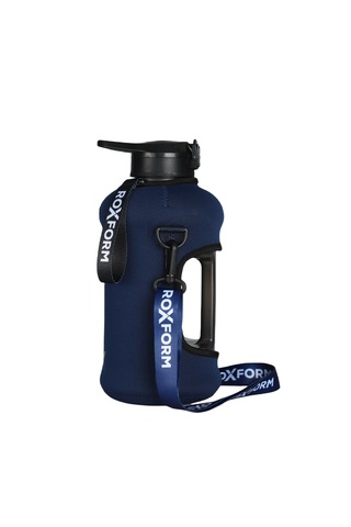 Roxform 2200 Ml Lacivert Siyah Premium Suluk Matara Bpa & Bps İçermez, Kılıflı Ve Sızdırmaz Siyah, Lacivert Kılıf