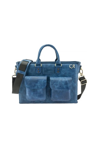 Evrak / Laptop Çantası - Saks Mavi-135008 Siyah