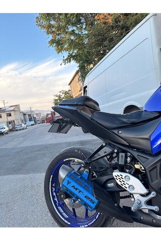 Yamaha Mt-25 Egzoz Koruması Mavi