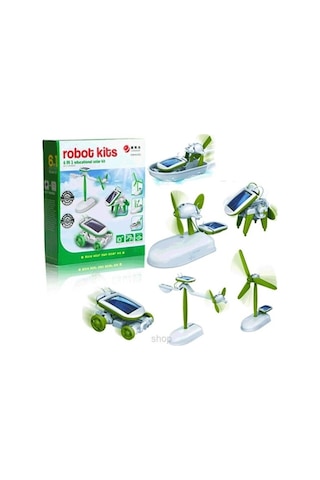 Tedar Güneş Enerjili Robot Oluşturma Seti 6 İn 1 Najmaddin