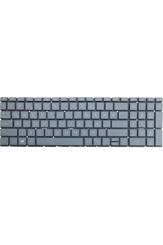 HP Uyumlu 15-da1017nt (5QS92EA) Notebook Klavye Işıklı (Füme)