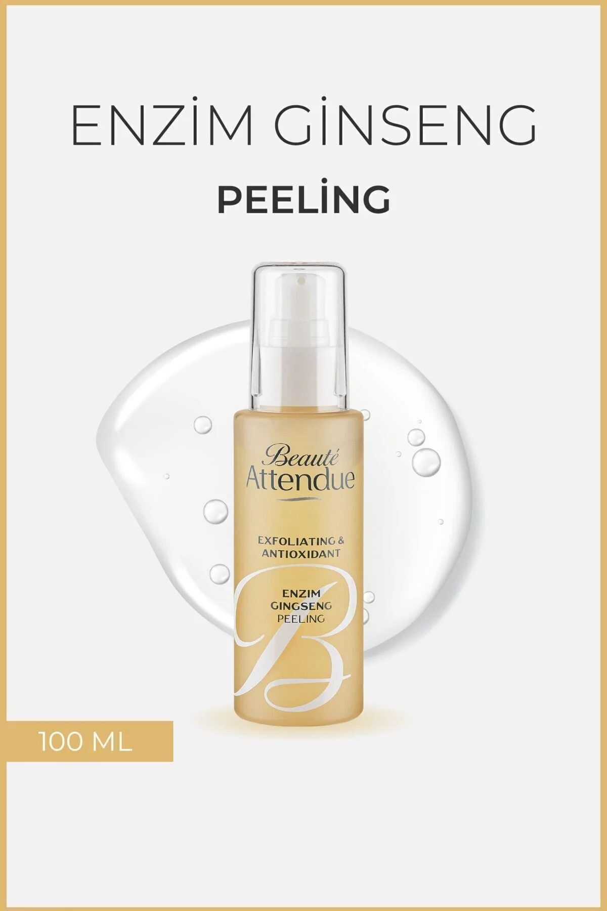 Beaute Attendue Aydınlatıcı Enzim Peeling - Ginseng İçerikli & Ölü Hücre Arındırıcı