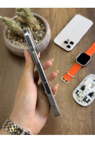 Apple iPhone 16 Pro Max Magsafe Uyumlu Mika Sararmaz Kılıf Soocase720 Çok Renkli