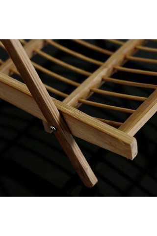 Pazly Suntek El Yapımı Bambu Katlanır Sepet - Restoran & Otel İçin Kahverengi Kahverengi