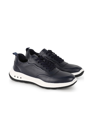 Lbr H1001 Erkek Deri Casual Ayakkabı Lacivert