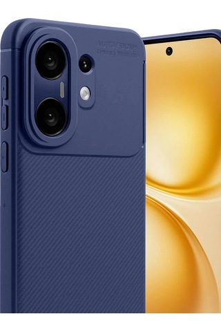 Vivo X200 Fe Auto Focus Karbon Kapak - Lacivert