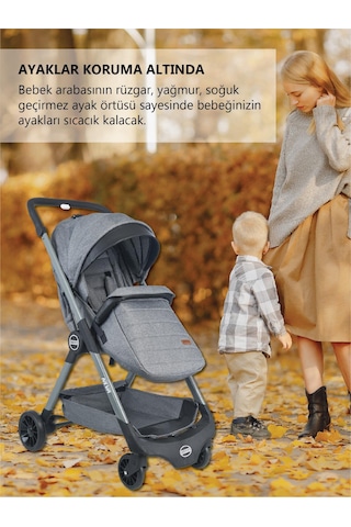 Convers Neva Yeni Nesil Cabin Çifyön Bebek Arabası Siyah