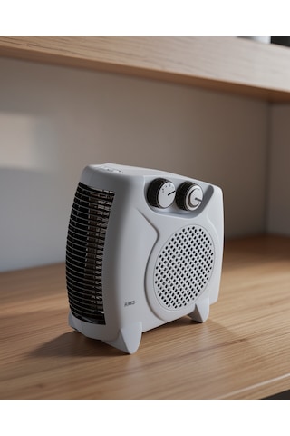 Teknodayım Uczzzbf20blackısıtıcı-4 Termostatlı 2000W Fanlı Isıtıcı