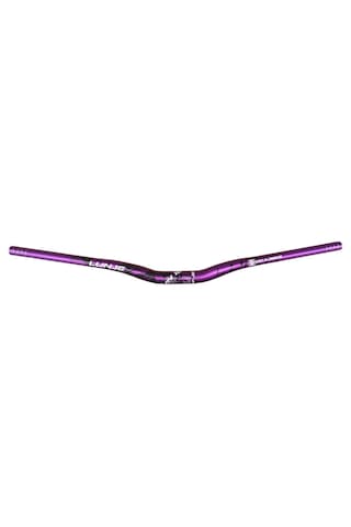 Lunje Alüminyum 31.8 780 Mm Riser Mtb Gidon Bisiklet Gidonu Mor Siyah Mor