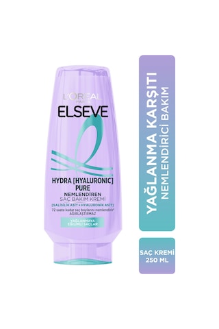 ELSEVE Hydra [hyaluronic] Pure Salisilik Asit Içeren Yağlanma Karşıtı Nemlendirici Saç Kremi 250ml
