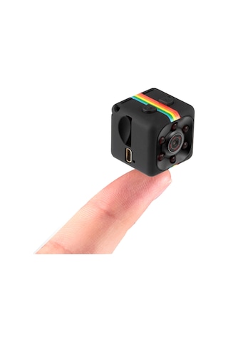 Neevoyu Quelima Sq11 Siyah Mini Dvr Spor Kamerası - Döner Klip, Sürekli Kayıt, 120 Derece Lens, 720p Video