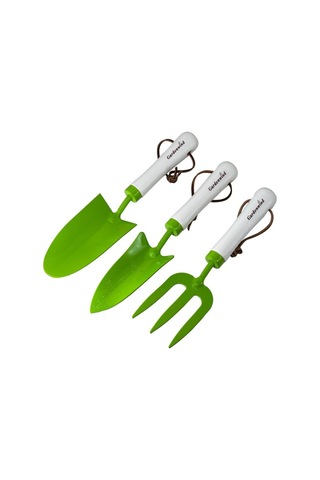 Gardenwind P2262003 Yeşil 3lü Bahçe Seti. Dar Kürek. Geniş Kürek.