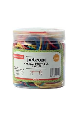 Ambalaj Paketleme Ve Para Lastiği / 80 Gr - Renkli Kapaklı Kutu Petcom