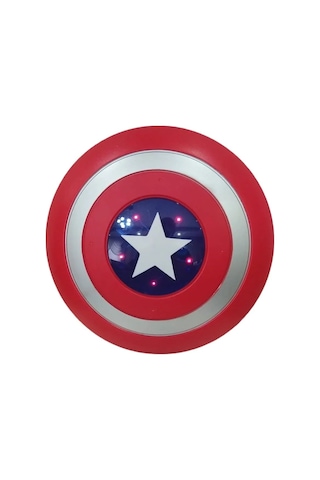 Avengers Kaptan Amerika Sesli Işıklı 30 Cm Tutmalı Kalkan Oyuncak Seti