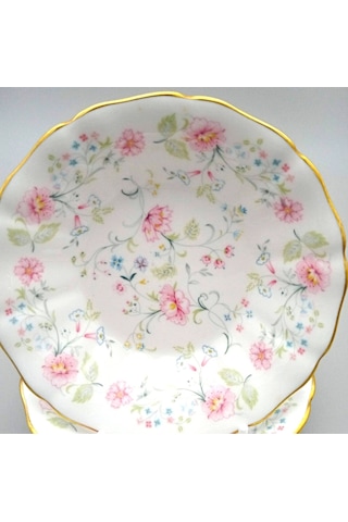 Spode England Springdale Antika Kase Seti 6 Lı 15 Cm
