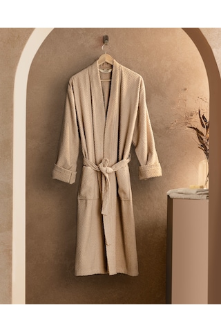 Madame Coco Nicola Kimono Erkek Bornoz Born0000000025 Bej