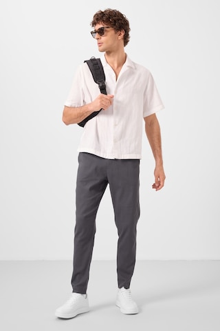 Tommylife Antrasit Standart Fit Dokuma Hafif Esnek Chino Erkek Pantolon - 82177 Antrasit