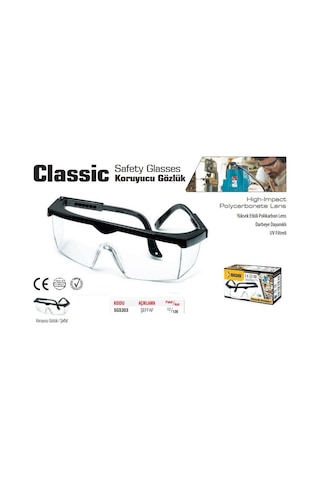 Sgs Koruyucu Gözlük Şeffaf Sgs303
