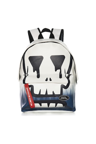 No Fear Laptop Bölmeli Unisex Sırt Çantası 03566 23m.can.srt.nfr.0001-beyaz 0002-29904 - Beyaz