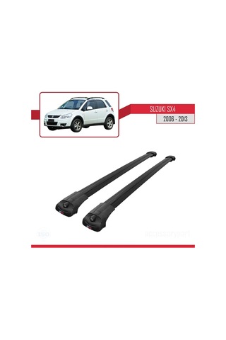 Suzuki Sx4 2006-2013 Arası İle Uyumlu Ace-1 Ara Atkı Tavan Barı Siyah