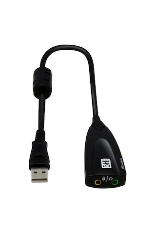 AoGo Kablolu USB 5hV2 Sound Harici Ses kartı