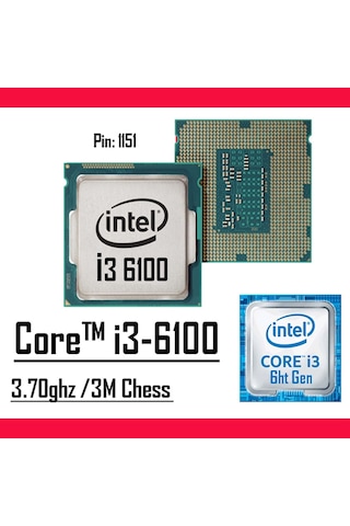 EFS EFSOFFICE0006-1 i3-6100 16 GB 256 GB SSD Free Dos Masaüstü Bilgisayar