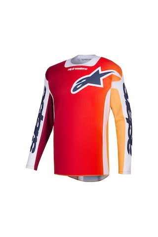 Alpinestars Racer Portl Off-road Motosiklet Jerseyi Kırmızı Gri