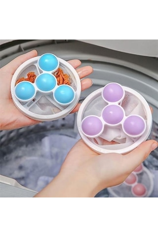 Çamaşır Makinesi İçin Toz Ve Evcil Hayvan Tüyü Toplayıcı Yıkanab Çok Renkli