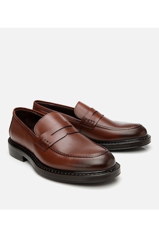 Hotiç Erkek Deri Kahverengi Ultra Hafif Tabanlı Klasik Loafer 02ayh304700a480 Kahverengi