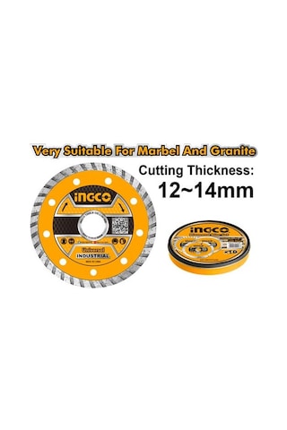Ingco DMD031252M Turbo Elmas Disk 125 MM