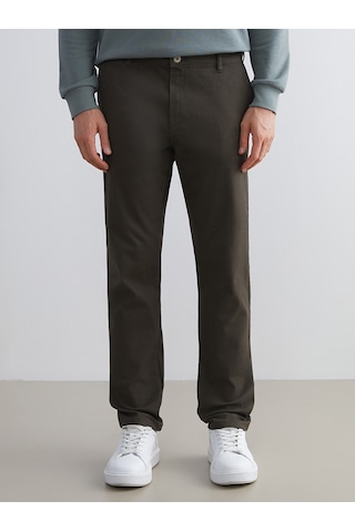 Lcwaıkıkı Classic Haki Dar Kalıp Erkek Chino Pantolon