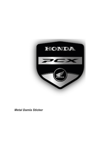Honda Pcx Metal Damla Stıcker Etiket Modeli Honda Pcx Metal Damla Stıcker Etiket Modeli