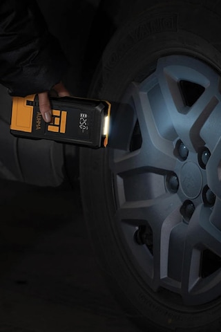 6000mah Taşınabilir Hava Pompası - 150 Psı Dijital Kompresör, 12v Çakmaklık Ve Şarjlı Kablosuz Lastik Şişirme