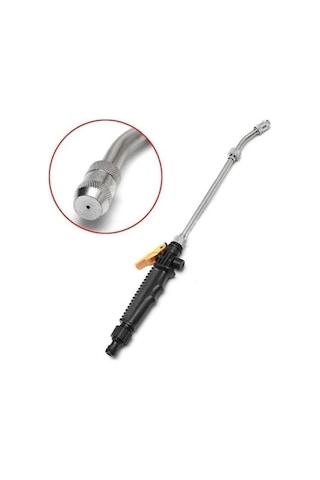Water Jet Yüksek Basınçlı Su Püskürtme Oto Yıkama Aparatı Bahçe Sulama Aracı 50 Cm Çok Renkli