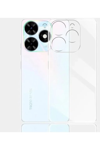 Gld-spt- Newface Tecno Spark Go 2024 Kılıf Lüx Şeffaf Silikon