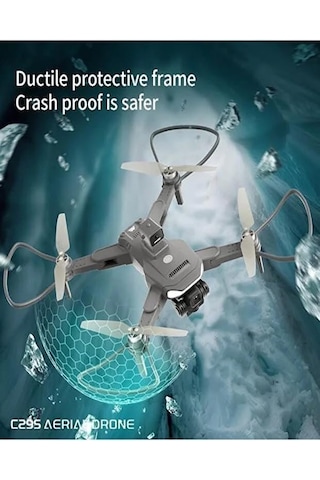 29s Akıllı Gps Drone 200 Mp Hd Kameralı, Engel Kaçınmalı Ve Lcd Ekranlı Kumandalı Hava Dronu