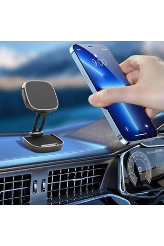 Manyetik Mıknatıslı Araç İçi Telefon Tutucu, Ayarlanabilir Açı -